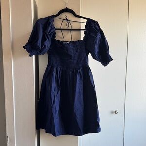 Hill House Deep Blue Smocked Dress